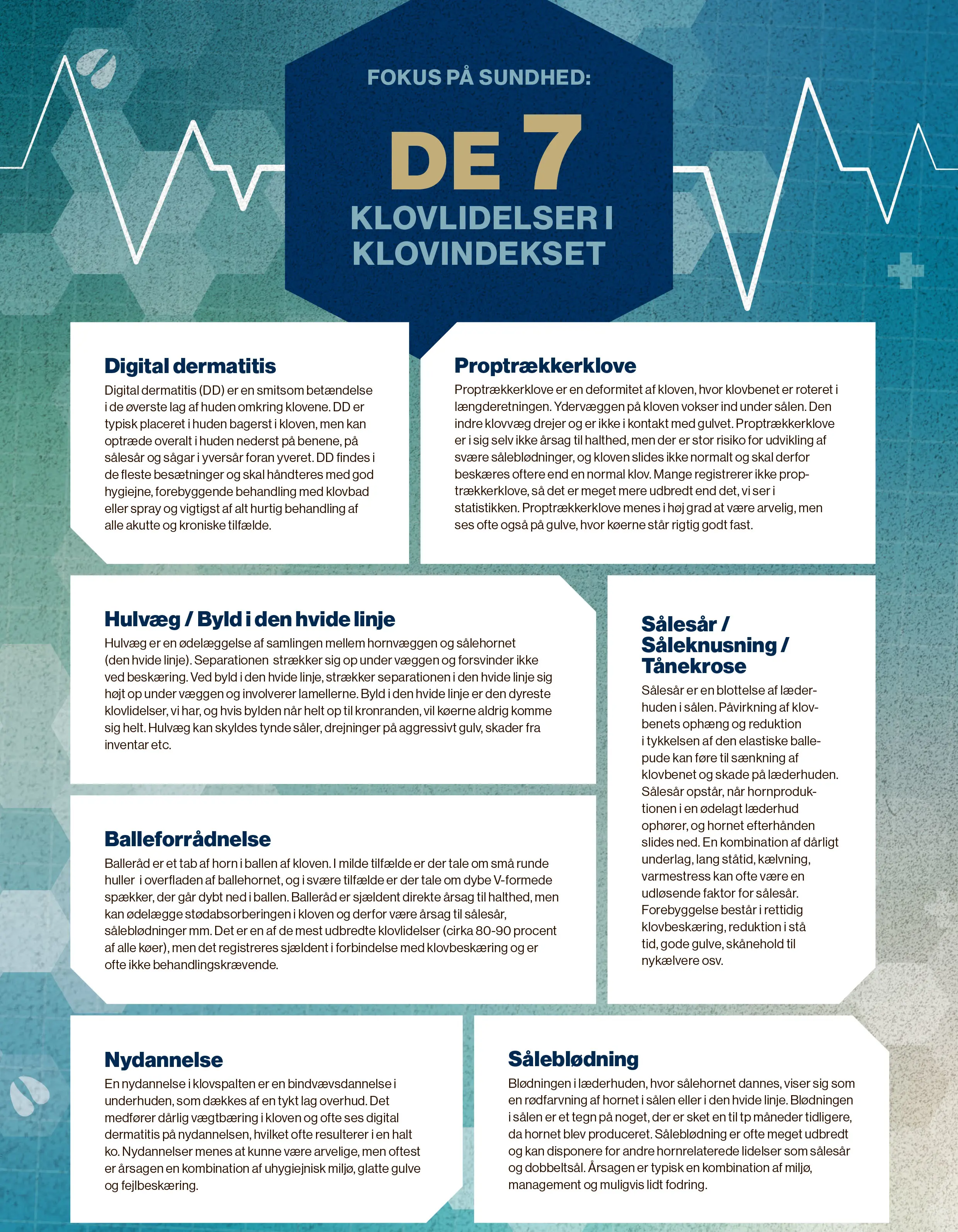 Klovsygdomme I Indeks