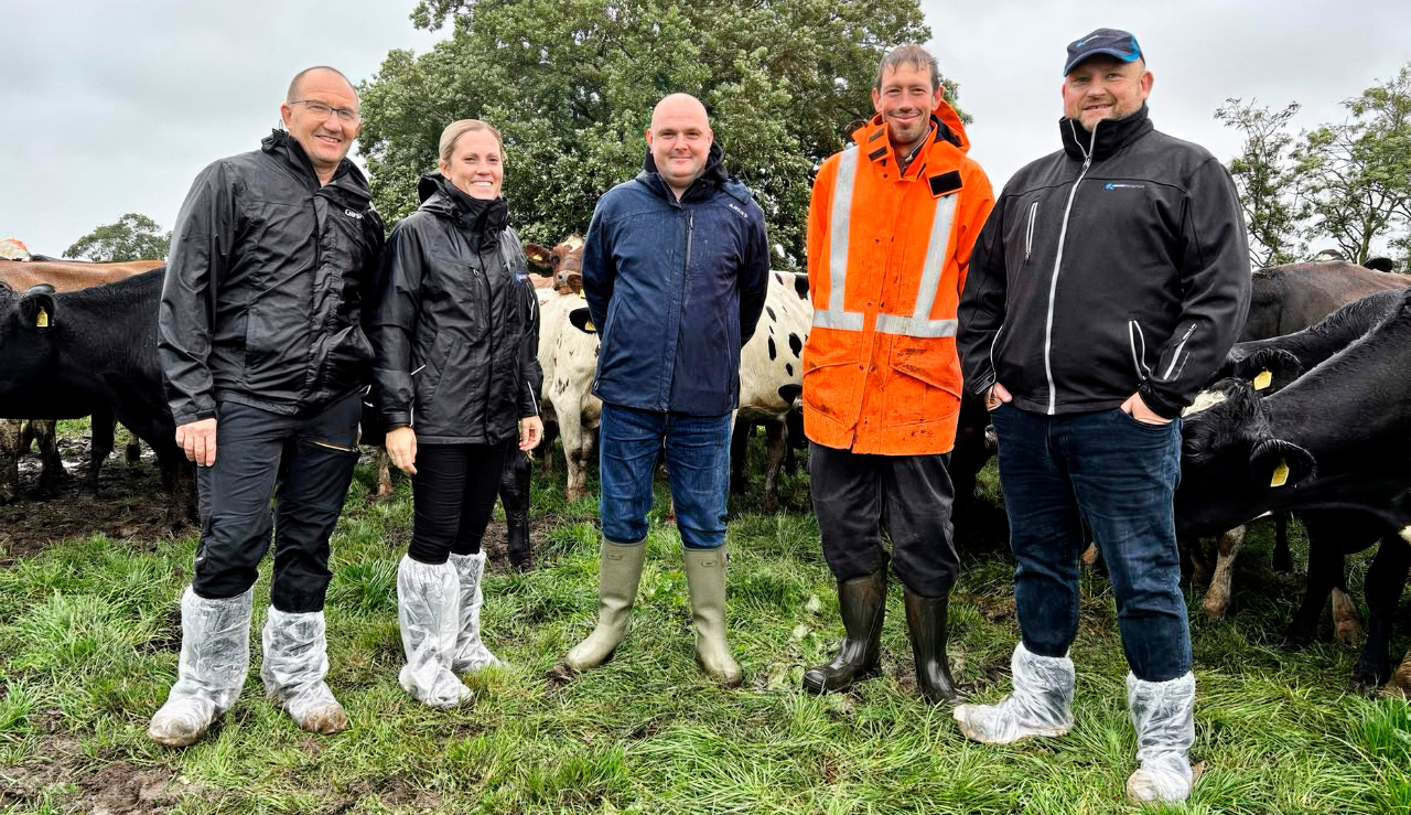 Fra Venstre Kurt Eriksen, Charlotte Kjærgaard, Owen Daley, Josh Allward Og Chris Stone