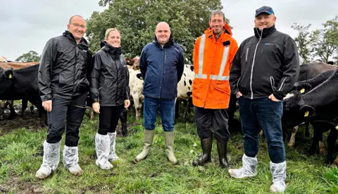 Fra Venstre Kurt Eriksen, Charlotte Kjærgaard, Owen Daley, Josh Allward Og Chris Stone