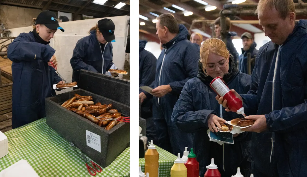 Der Anrettes Pøler Med Brød