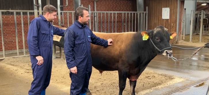 Avlsrådgivere Emil Og Andreas Med VJ Jukka