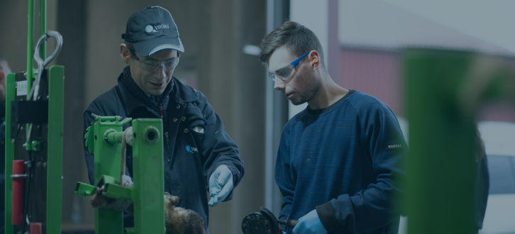 Underviser Og Kursist Ved Klovkursus